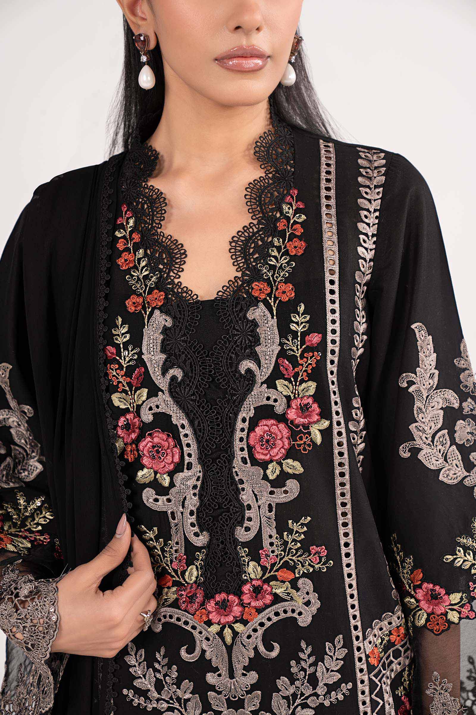 Maria B | Eid Collection Pret | DW-EF26-91 - Dress - available at Maria Faisal in UK and USA.