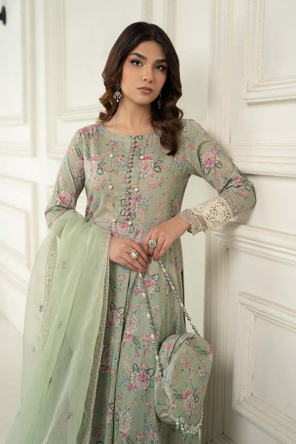 Maria B | Eid Festive Pret | DW-EF24-102R1 - Luxury Dress - available at Maria Faisal in UK and USA.