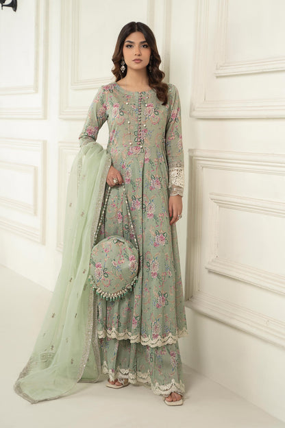 Maria B | Eid Festive Pret | DW-EF24-102R1 - Luxury Dress - available at Maria Faisal in UK and USA.