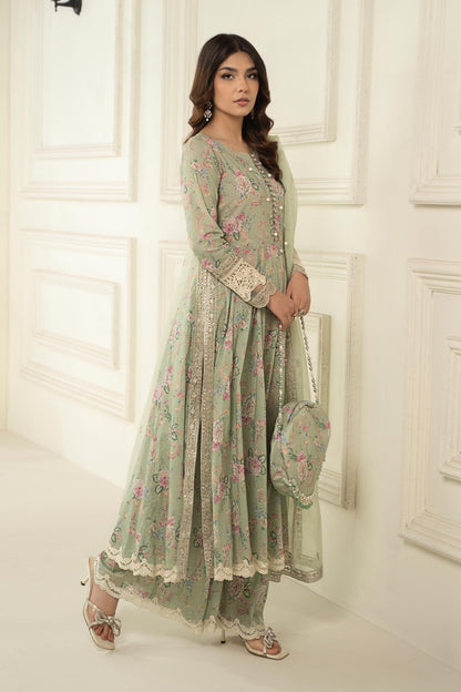 Maria B | Eid Festive Pret | DW-EF24-102R1 - Luxury Dress - available at Maria Faisal in UK and USA.