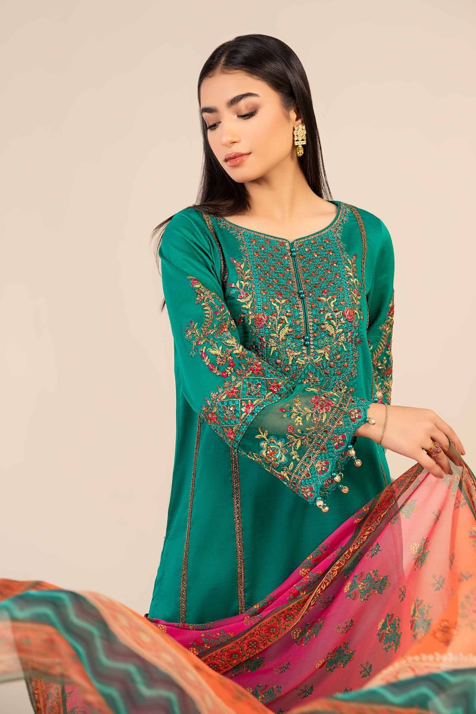 Maria B | Luxury Pret 25 | DW-EF25-06 by Maria Faisal - Registered Vendor of : Maria B - type : Ladies Clothes - 100% original wedding dresses