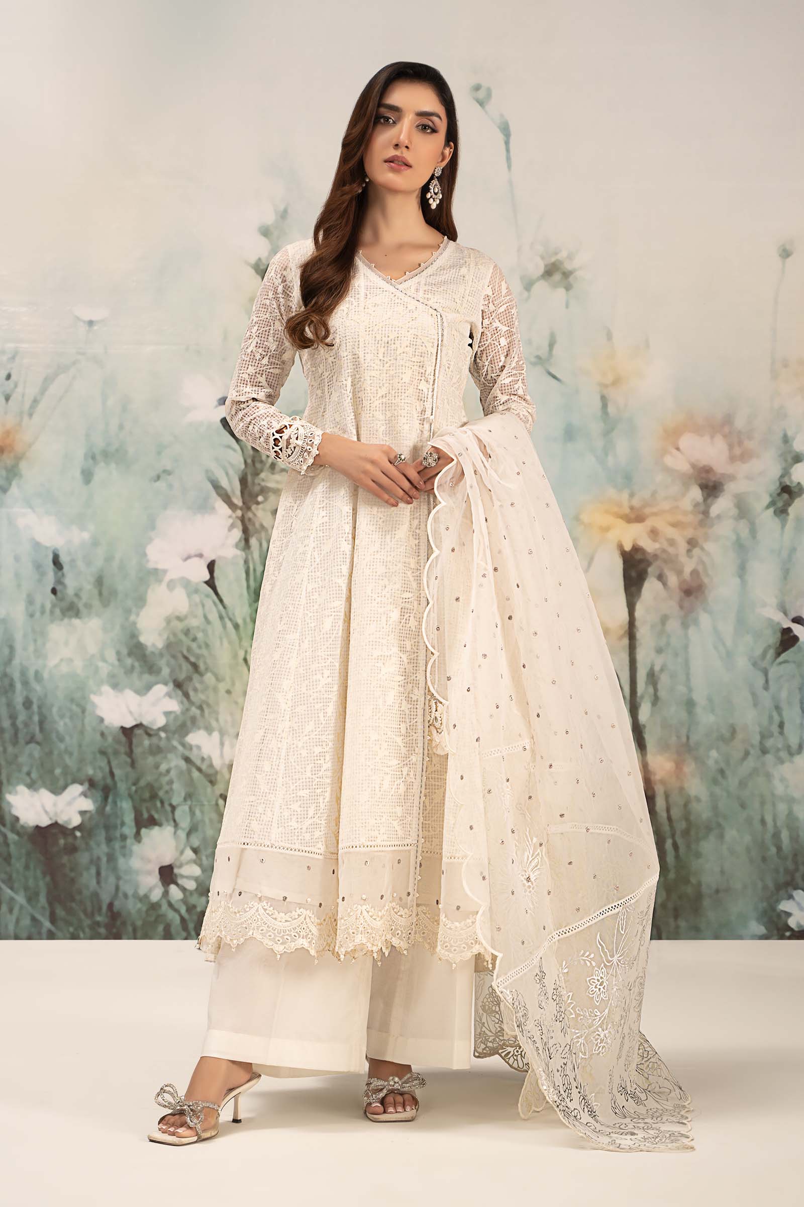 Maira B | Ready to Wear | DW-EF25-101 by Maria Faisal - Registered Vendor of : Maria B - type : Wedding Dress - 100% original wedding dresses