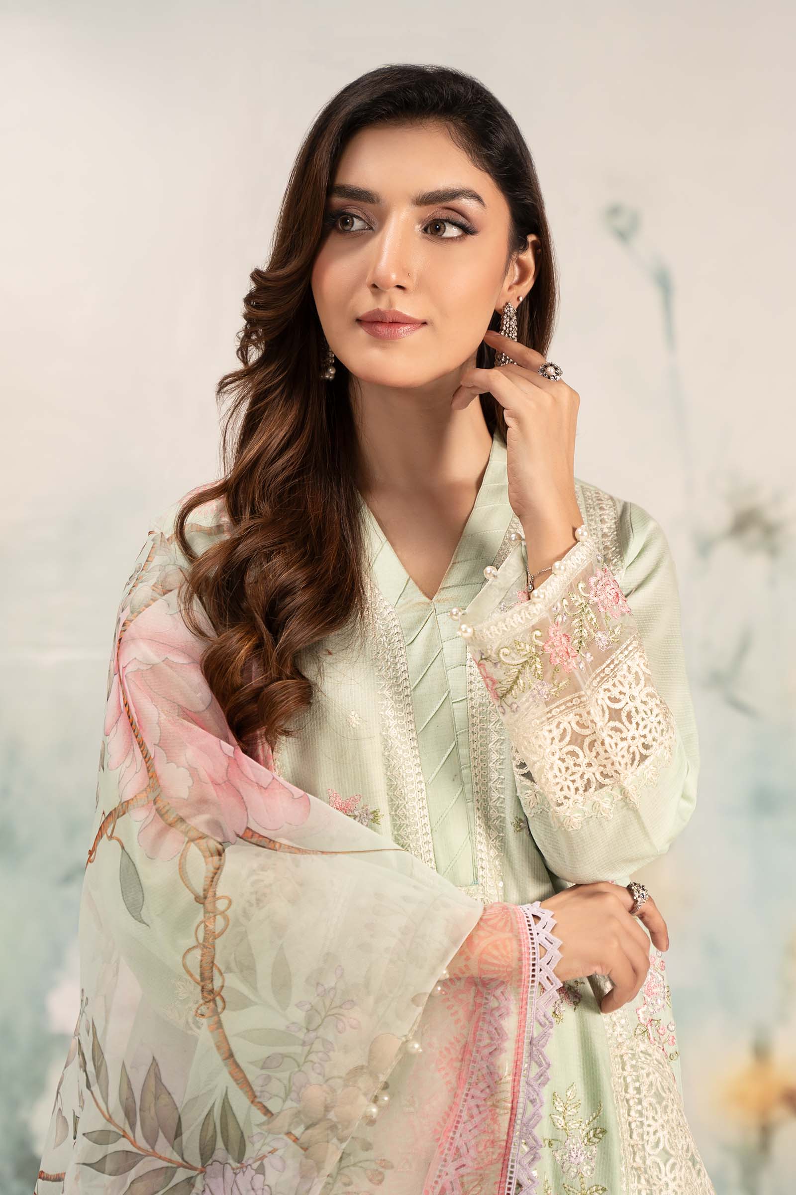 Maira B | Ready to Wear | DW-EF25-151 Ferozi by Maria Faisal - Registered Vendor of : Maria B - type : Wedding Dress - 100% original wedding dresses