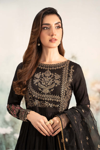 Maira B | Ready to Wear | DW-EF25-43 Black by Maria Faisal - Registered Vendor of : Maria B - type : Wedding Dress - 100% original wedding dresses