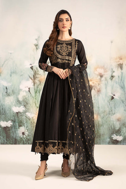 Maira B | Ready to Wear | DW-EF25-43 Black by Maria Faisal - Registered Vendor of : Maria B - type : Wedding Dress - 100% original wedding dresses