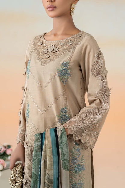 Maira B | Ready to Wear | DW-EF25-53 Coffee by Maria Faisal - Registered Vendor of : Maria B - type : Wedding Dress - 100% original wedding dresses