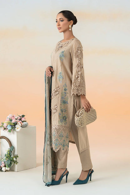 Maira B | Ready to Wear | DW-EF25-53 Coffee by Maria Faisal - Registered Vendor of : Maria B - type : Wedding Dress - 100% original wedding dresses