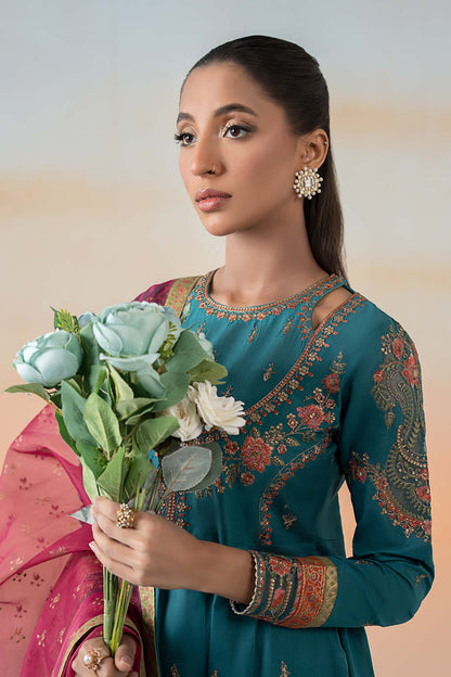 Maira B | Ready to Wear | DW-EF25-60 Teal by Maria Faisal - Registered Vendor of : Maria B - type : Wedding Dress - 100% original wedding dresses