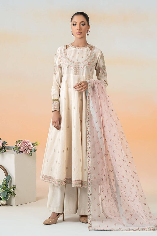 Maira B | Ready to Wear | DW-EF25-60 Off White by Maria Faisal - Registered Vendor of : Maria B - type : Wedding Dress - 100% original wedding dresses