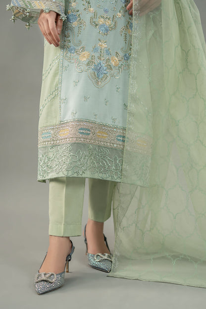 Maira B | Ready to Wear | DW-EF25-69 Green by Maria Faisal - Registered Vendor of : Maria B - type : Wedding Dress - 100% original wedding dresses