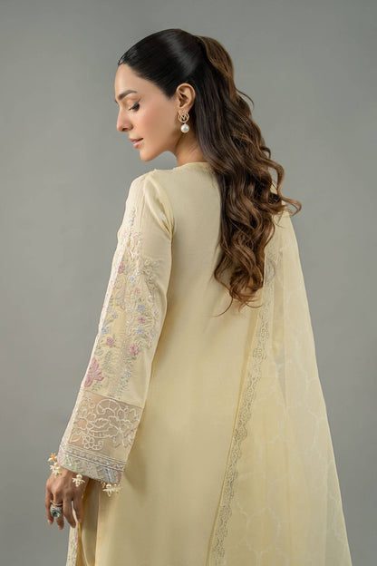 Maira B | Ready to Wear | DW-EF25-69 Yellow by Maria Faisal - Registered Vendor of : Maria B - type : Wedding Dress - 100% original wedding dresses