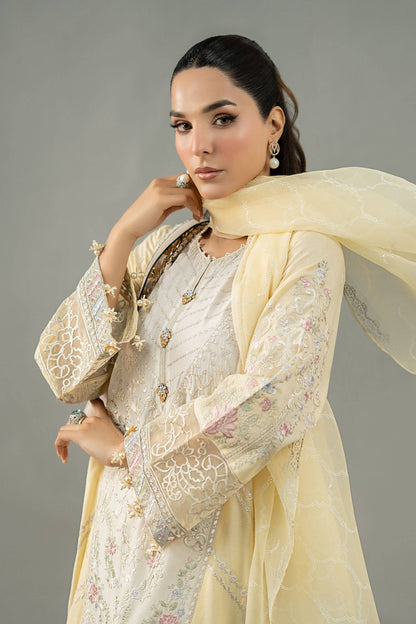 Maira B | Ready to Wear | DW-EF25-69 Yellow by Maria Faisal - Registered Vendor of : Maria B - type : Wedding Dress - 100% original wedding dresses