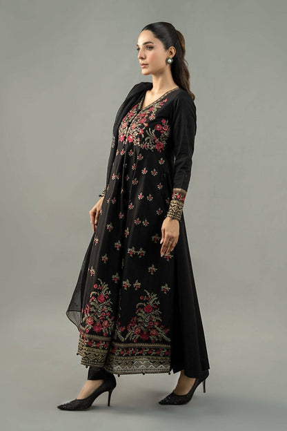 Maria B | Formal Wears | DW-EF25-76 Black by Maria Faisal - Registered Vendor of : Maria B - type : Ladies Clothes - 100% original wedding dresses