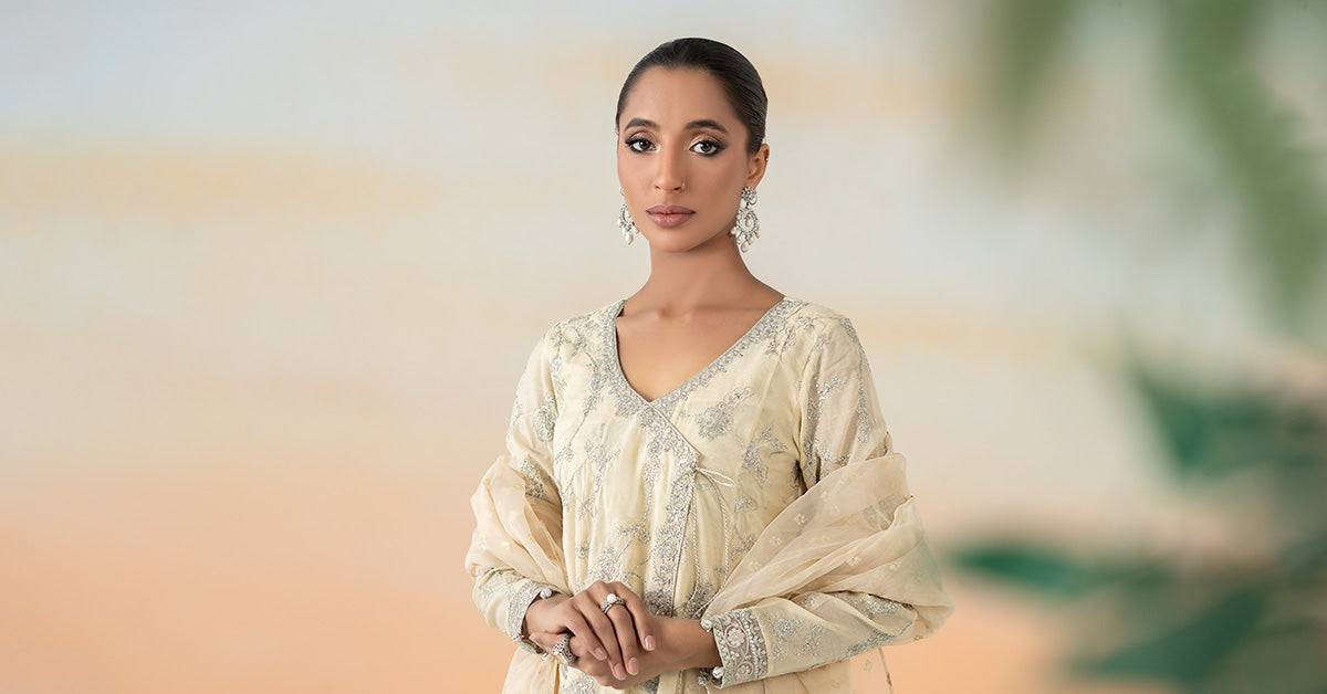 Maira B | Ready to Wear | DW-EF25-78 Coffee by Maria Faisal - Registered Vendor of : Maria B - type : Wedding Dress - 100% original wedding dresses