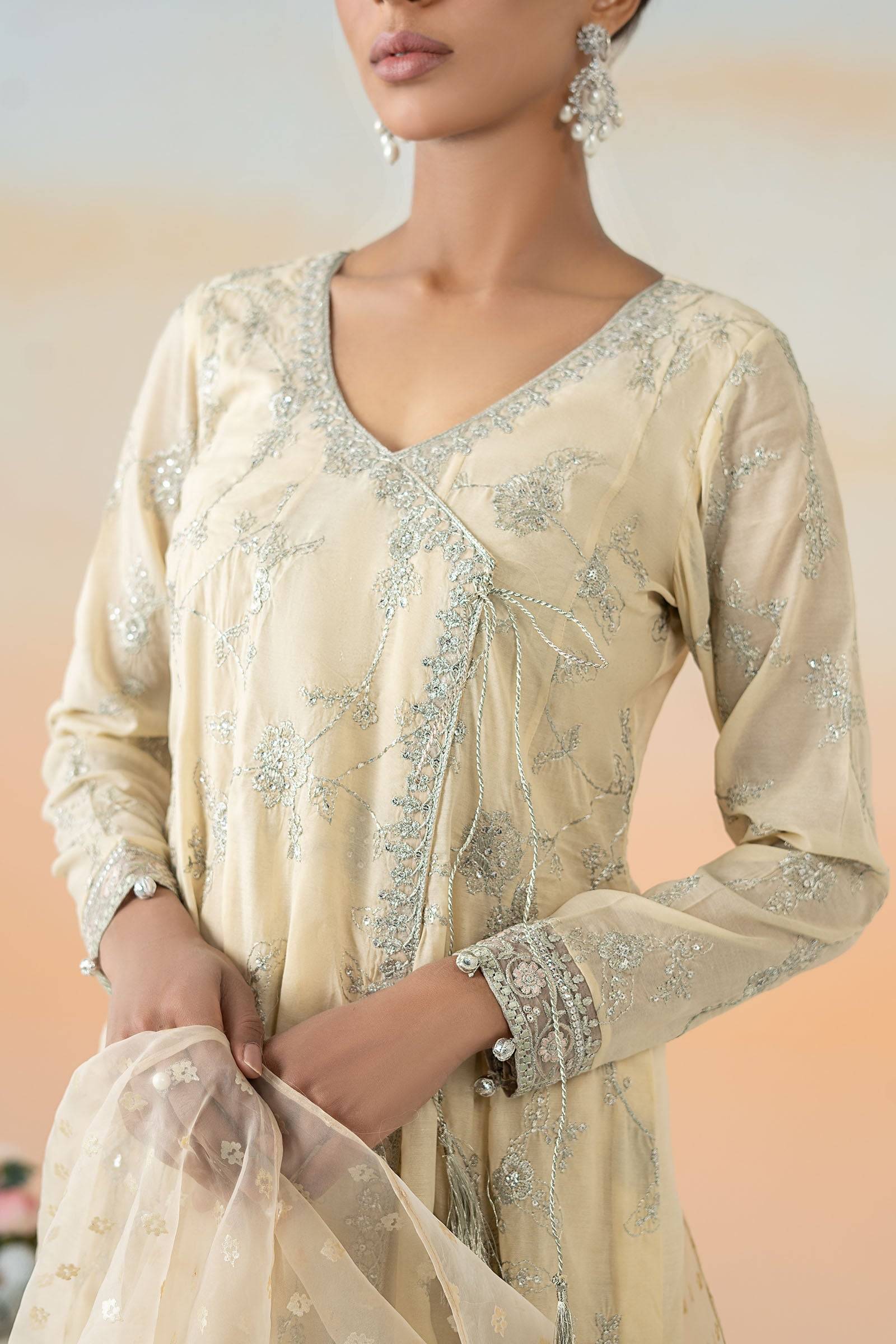 Maira B | Ready to Wear | DW-EF25-78 Coffee by Maria Faisal - Registered Vendor of : Maria B - type : Wedding Dress - 100% original wedding dresses