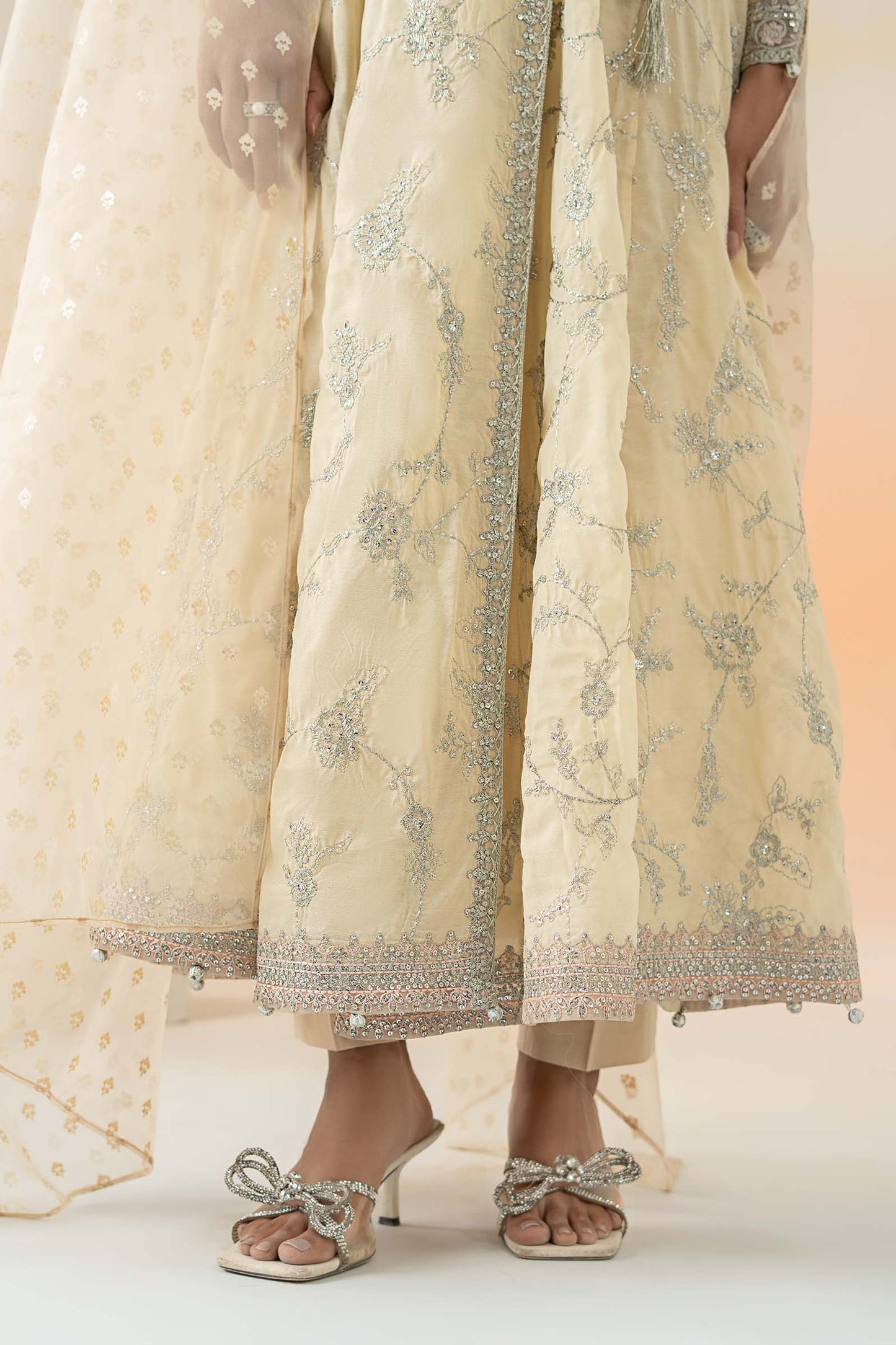 Maira B | Ready to Wear | DW-EF25-78 Coffee by Maria Faisal - Registered Vendor of : Maria B - type : Wedding Dress - 100% original wedding dresses