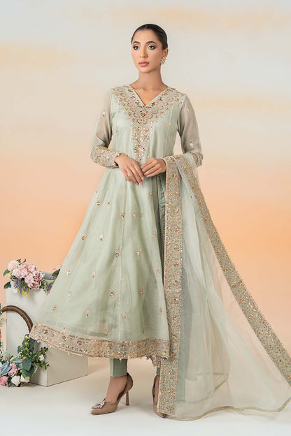 Maira B | Ready to Wear | DW-EF25-88 Mint Green by Maria Faisal - Registered Vendor of : Maria B - type : Wedding Dress - 100% original wedding dresses