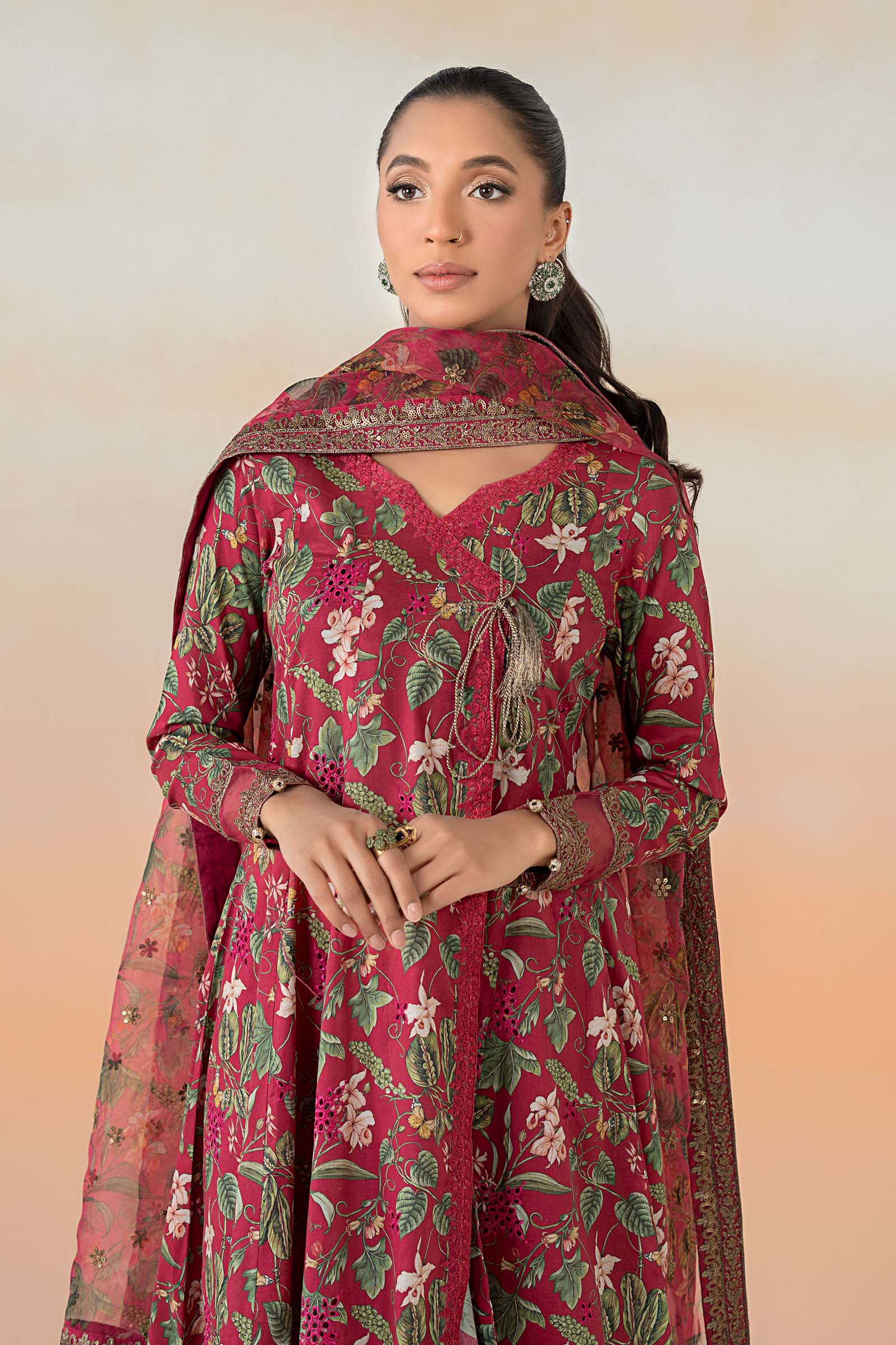 Maira B | Ready to Wear | DW-EF25-90 Pink by Maria Faisal - Registered Vendor of : Maria B - type : Wedding Dress - 100% original wedding dresses
