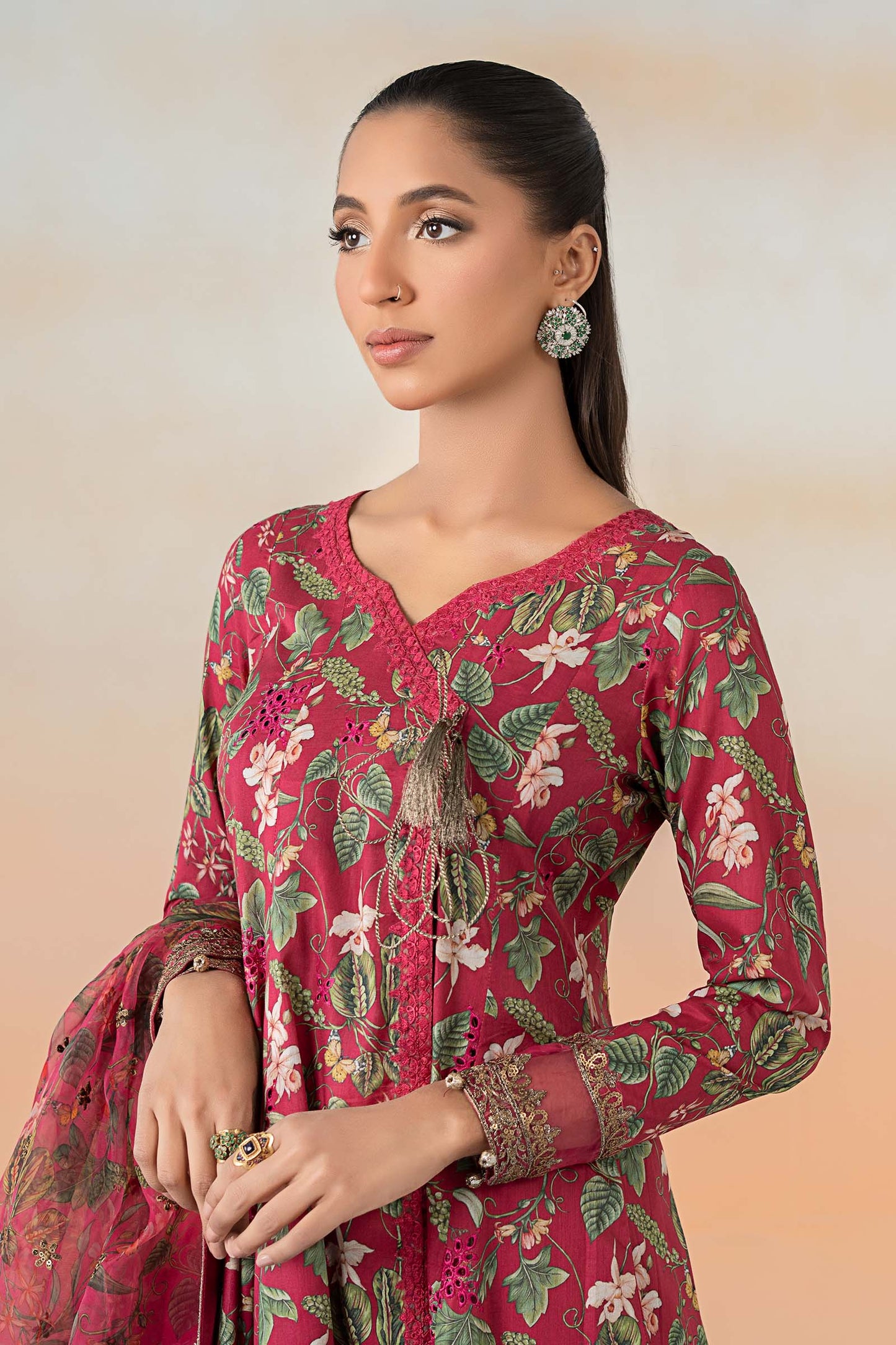 Maira B | Ready to Wear | DW-EF25-90 Pink by Maria Faisal - Registered Vendor of : Maria B - type : Wedding Dress - 100% original wedding dresses