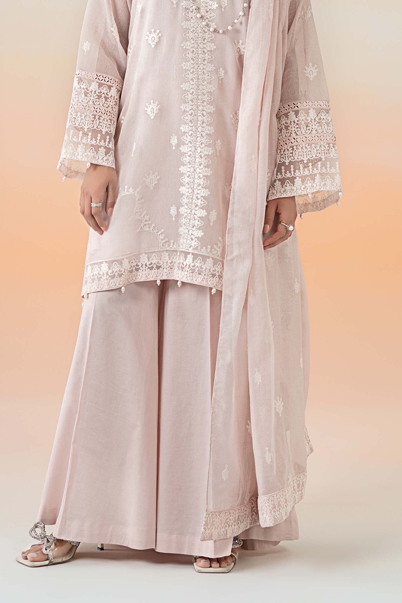 Maira B | Ready to Wear | DW-EF25-92 Pink by Maria Faisal - Registered Vendor of : Maria B - type : Wedding Dress - 100% original wedding dresses