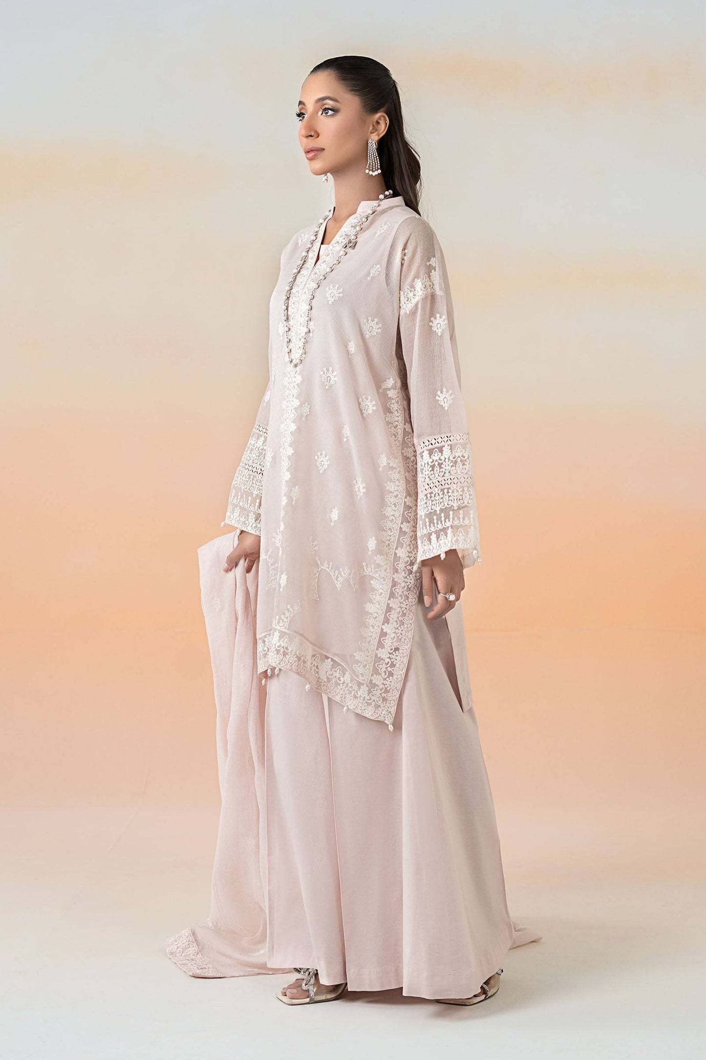 Maira B | Ready to Wear | DW-EF25-92 Pink by Maria Faisal - Registered Vendor of : Maria B - type : Wedding Dress - 100% original wedding dresses