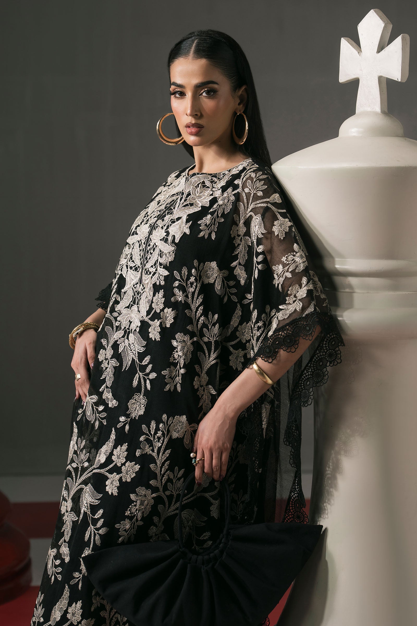 Maria B | Eid Collection 2026 | Dw-Ef26-03 Black - Luxury Dress - available at Maria Faisal in UK and USA.