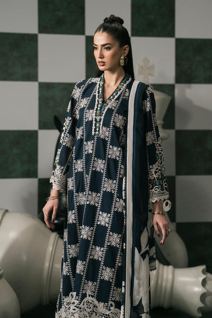 Maria B | Eid Collection 2026 | Dw-Ef26-05 Blue - Luxury Dress - available at Maria Faisal in UK and USA.