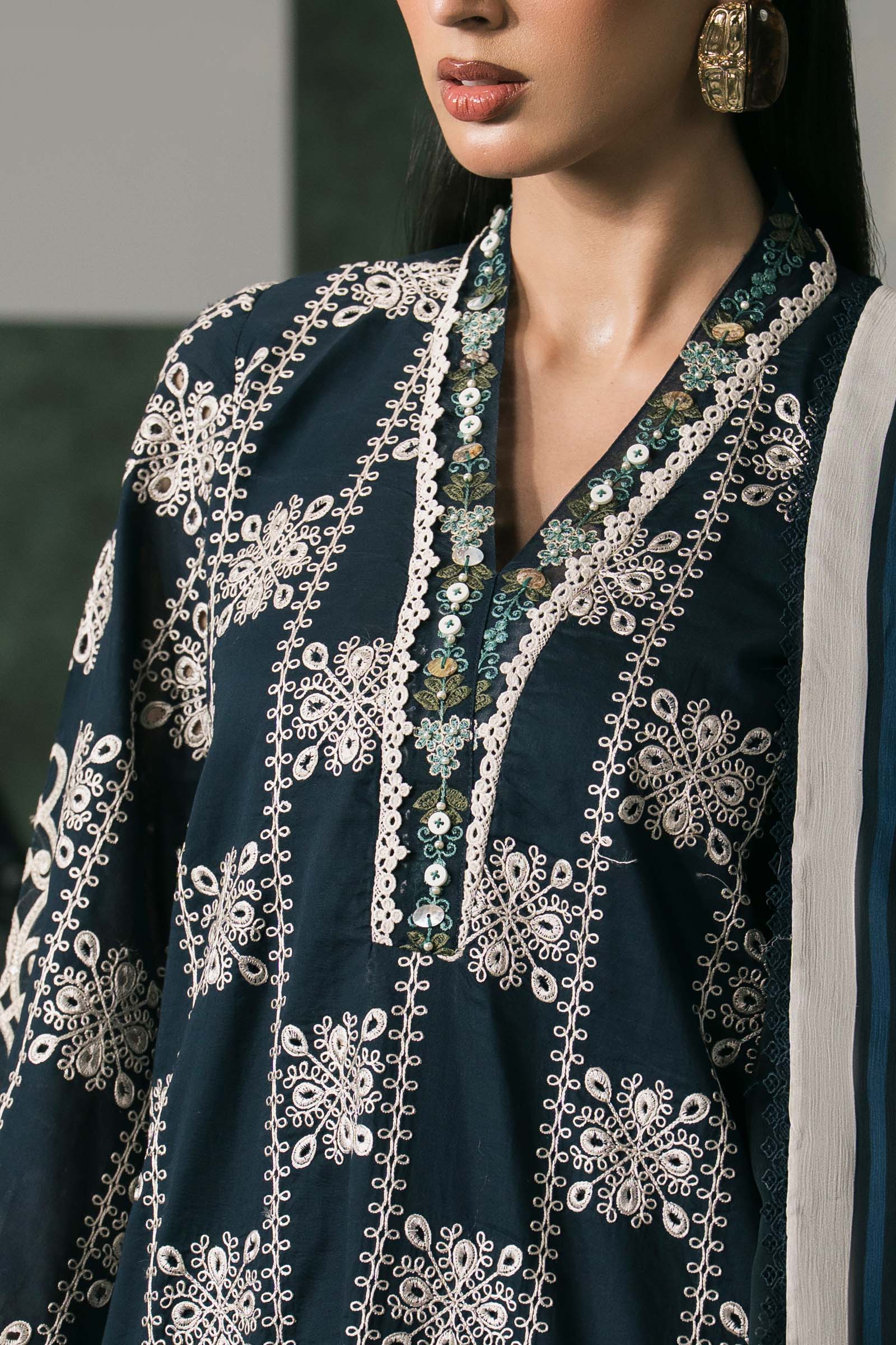 Maria B | Eid Festive Pret | DW-EF26-05 - Luxury Dress - available at Maria Faisal in UK and USA.