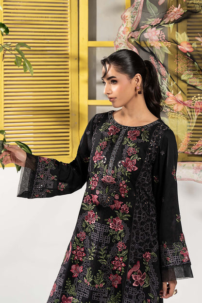 Maria B | Eid Collection 2026 | Dw-Ef26-10 Black - Luxury Dress - available at Maria Faisal in UK and USA.