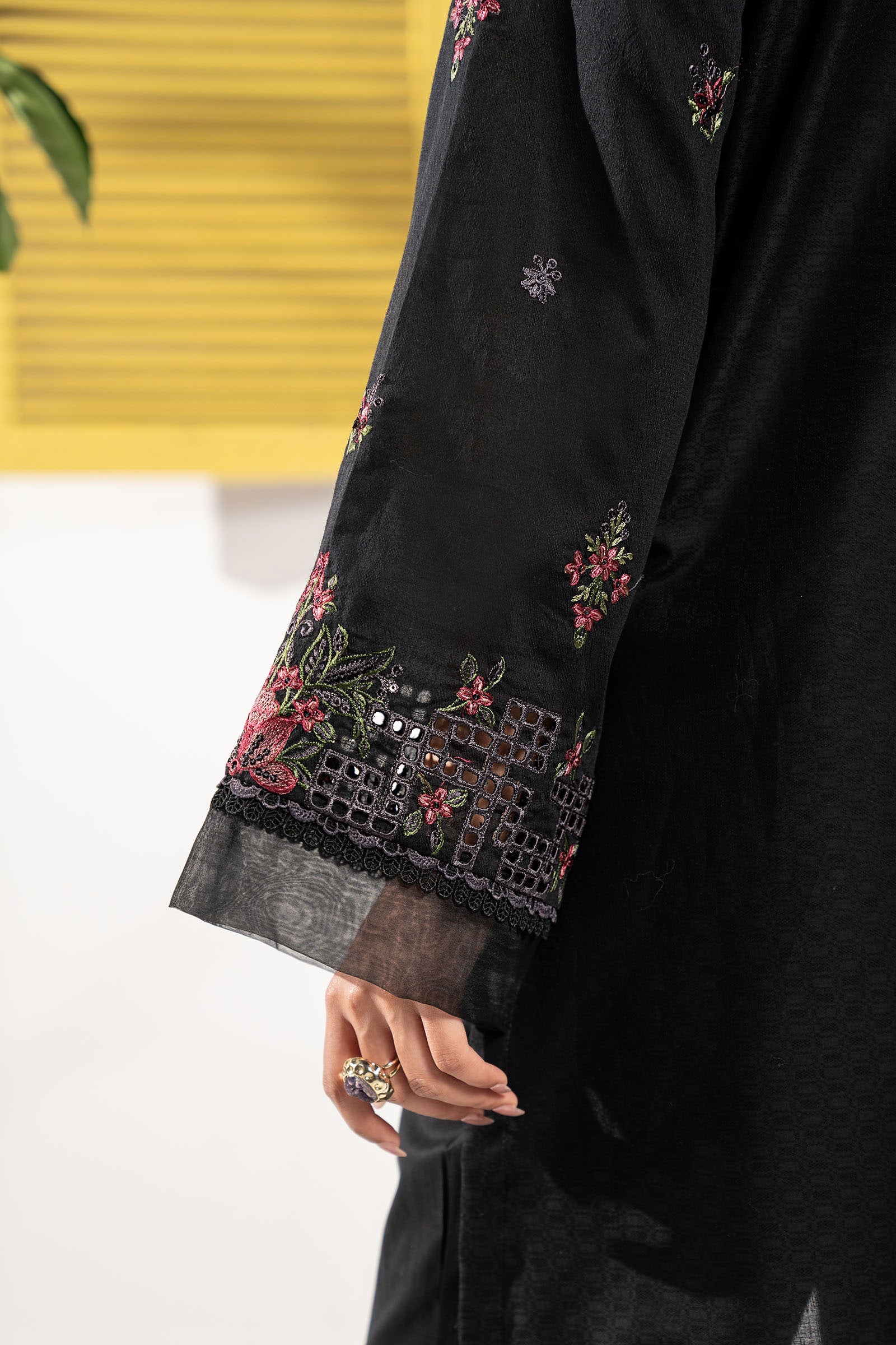 Maria B | Eid Collection 2026 | Dw-Ef26-10 Black - Luxury Dress - available at Maria Faisal in UK and USA.