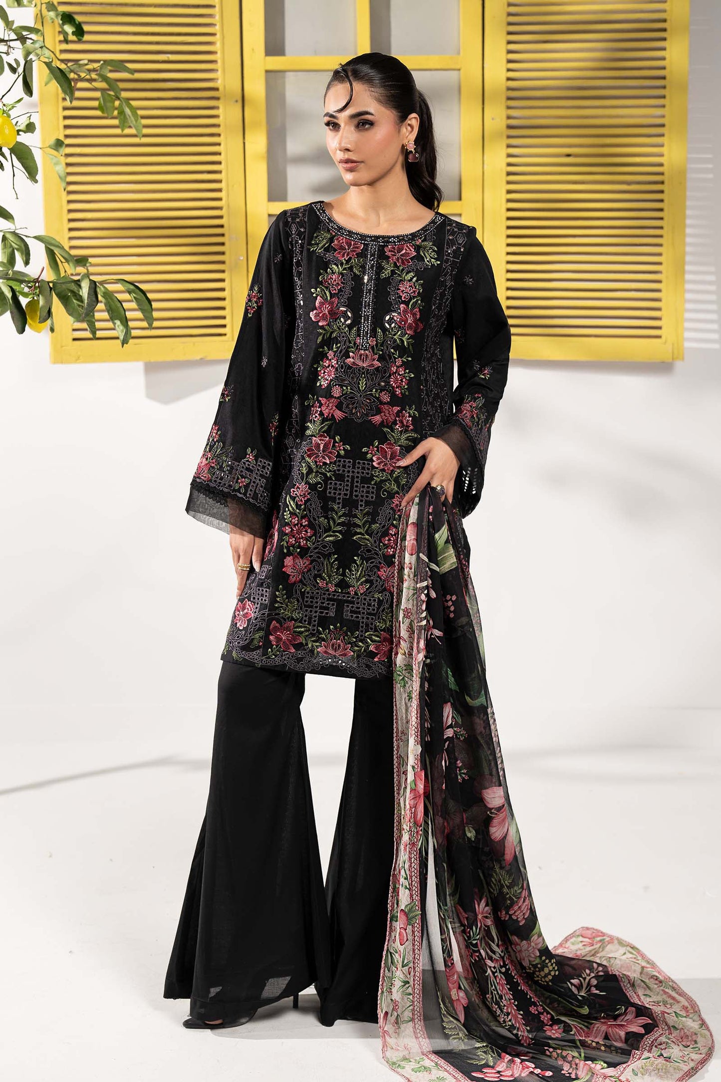 Maria B | Eid Festive Pret | DW-EF26-10 - Luxury Dress - available at Maria Faisal in UK and USA.