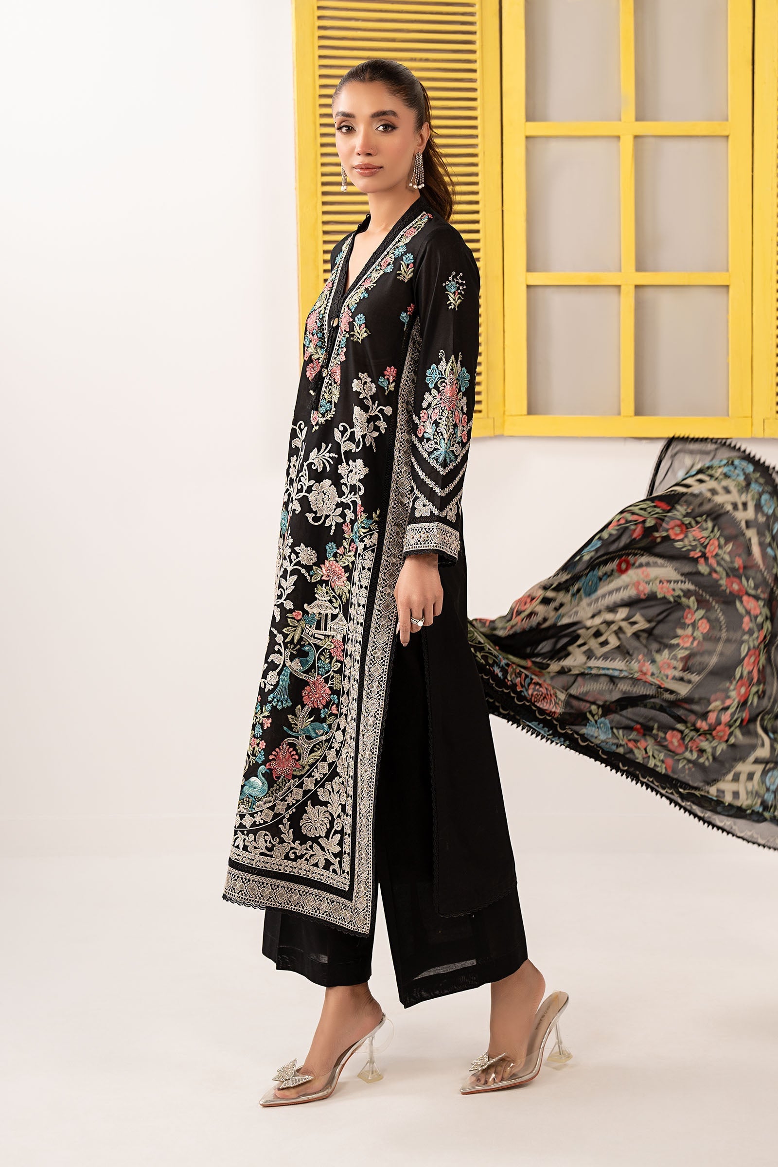 Maria B | Eid Collection Pret | DW-EF26-180 - Dress - available at Maria Faisal in UK and USA.
