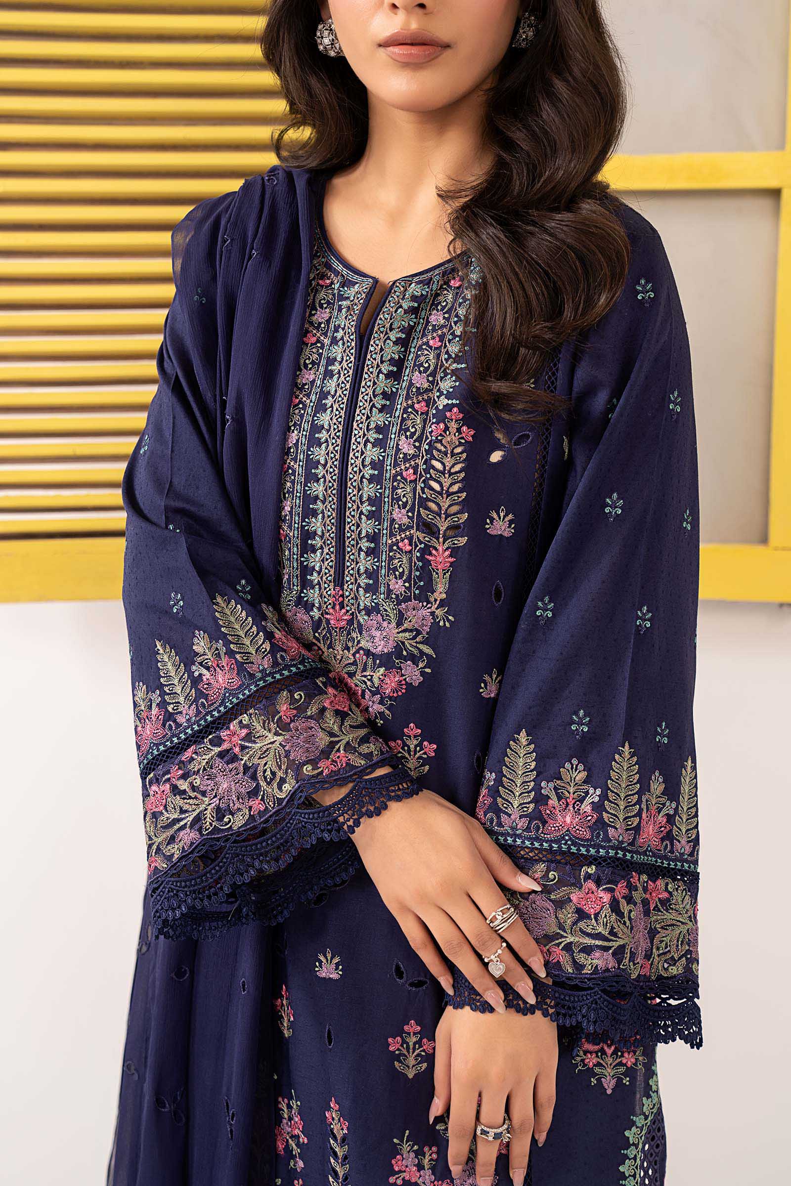Maria B | Eid Festive Pret | DW-EF26-24 - Luxury Dress - available at Maria Faisal in UK and USA.