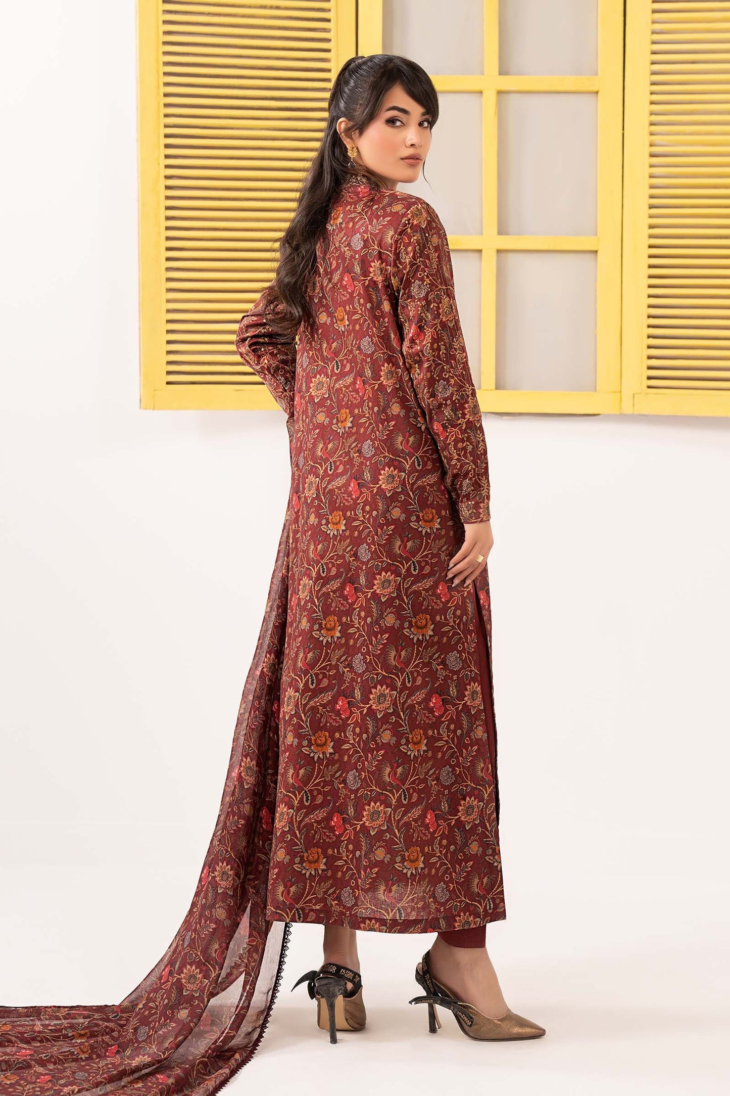 Maria B | Eid Festive Pret | DW-EF26-28 - Luxury Dress - available at Maria Faisal in UK and USA.
