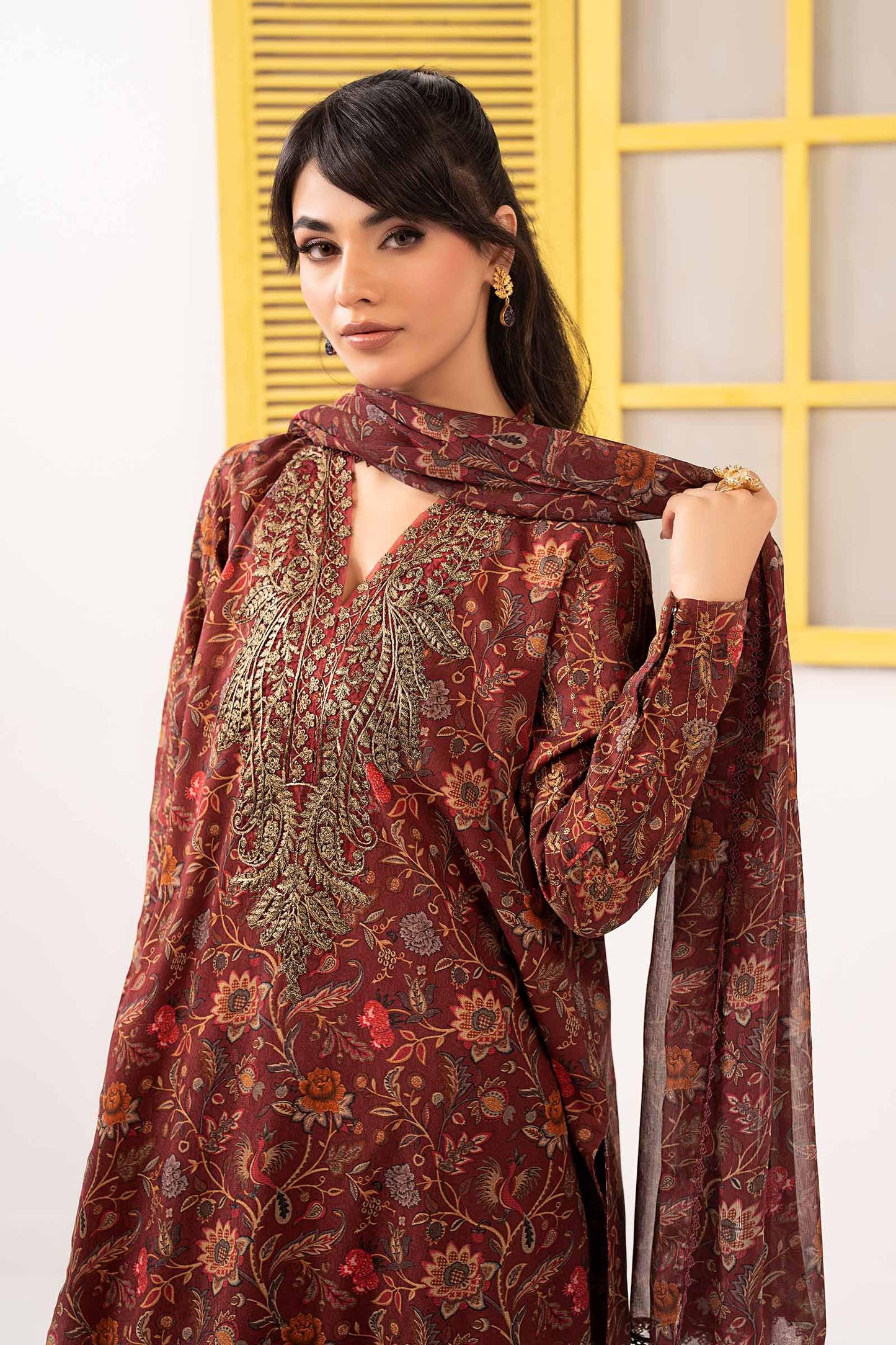 Maria B | Eid Festive Pret | DW-EF26-28 - Luxury Dress - available at Maria Faisal in UK and USA.