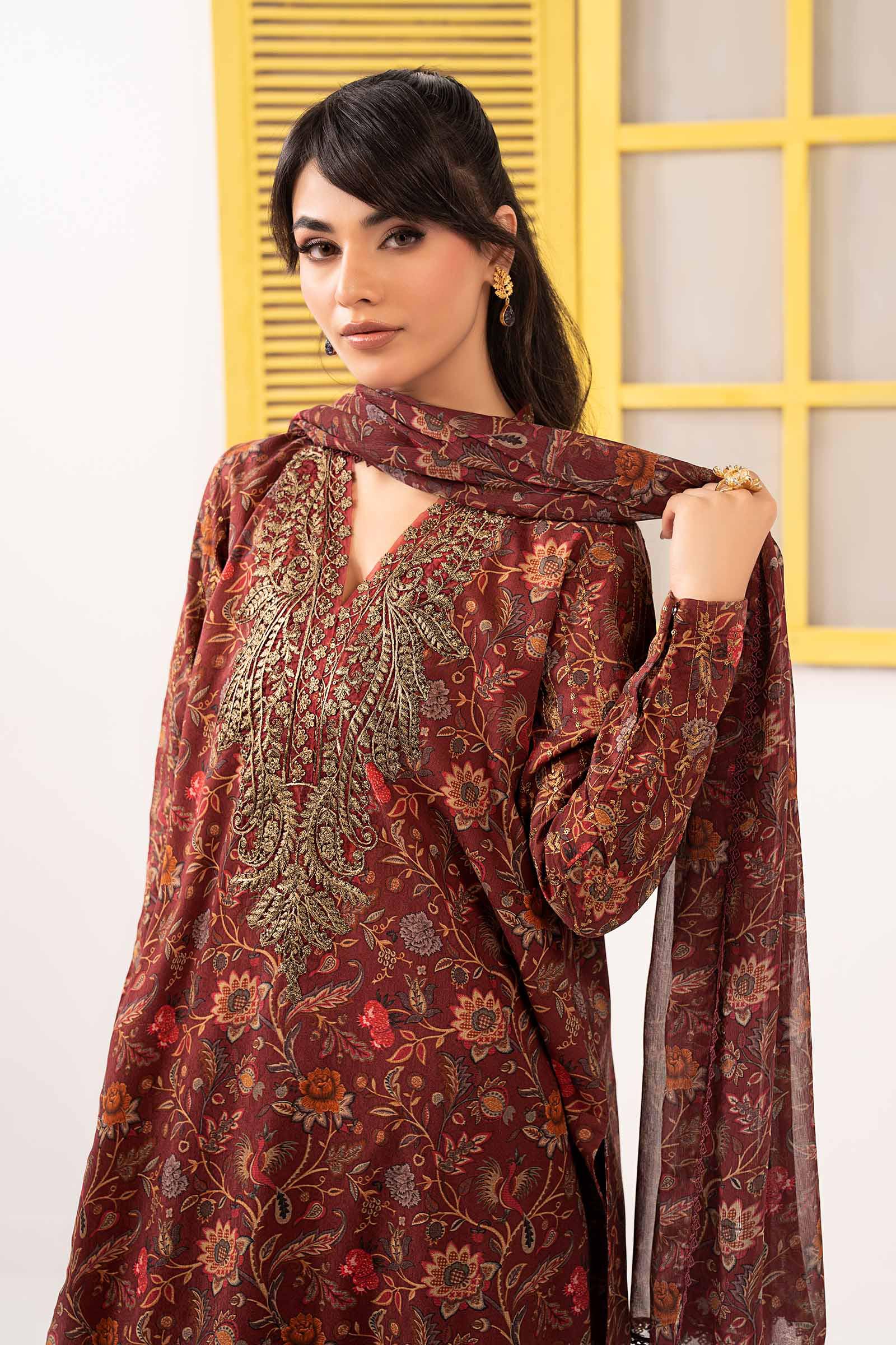 Maria B | Eid Festive Pret | DW-EF26-28 - Luxury Dress - available at Maria Faisal in UK and USA.