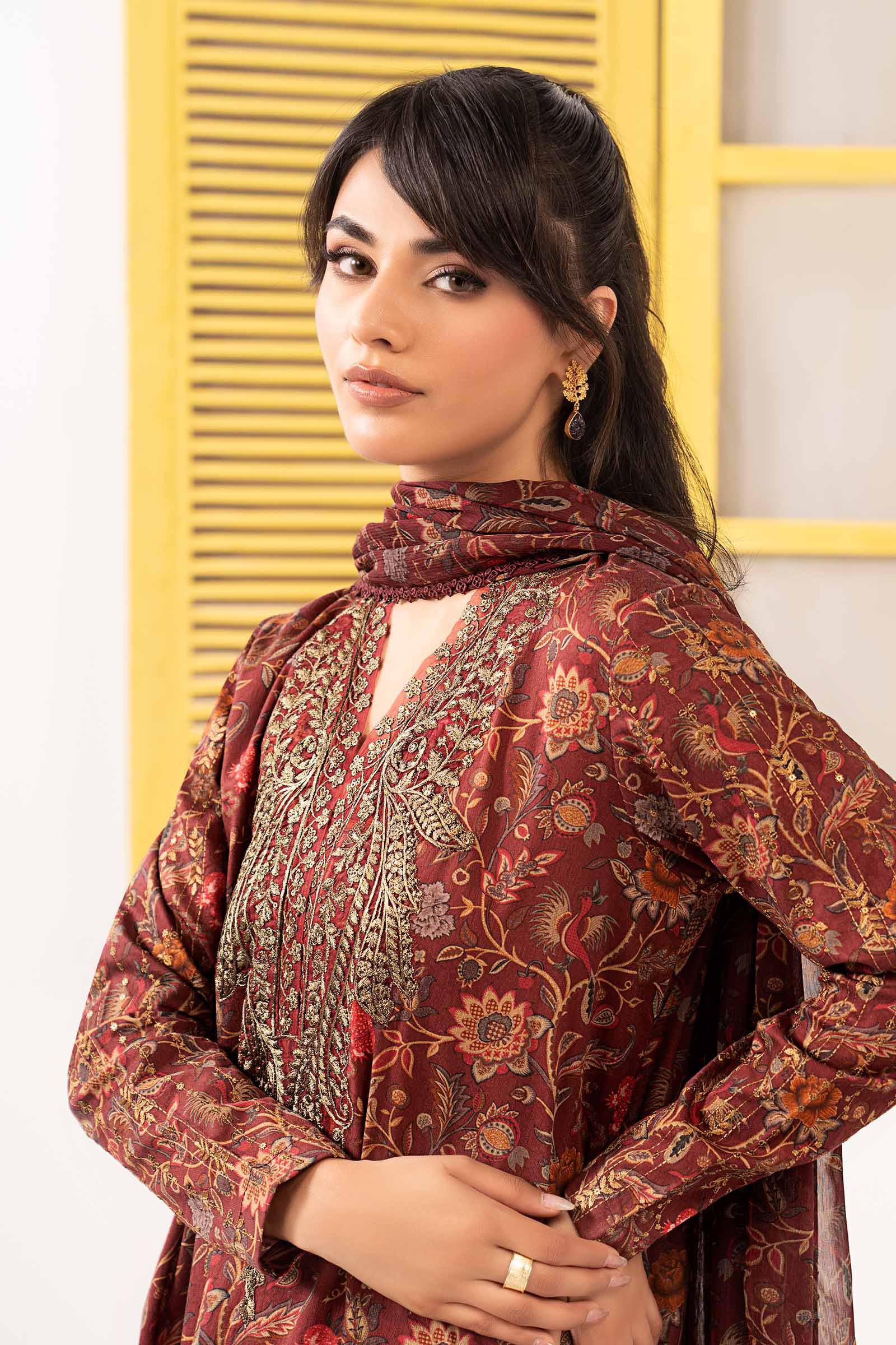 Maria B | Eid Festive Pret | DW-EF26-28 - Luxury Dress - available at Maria Faisal in UK and USA.