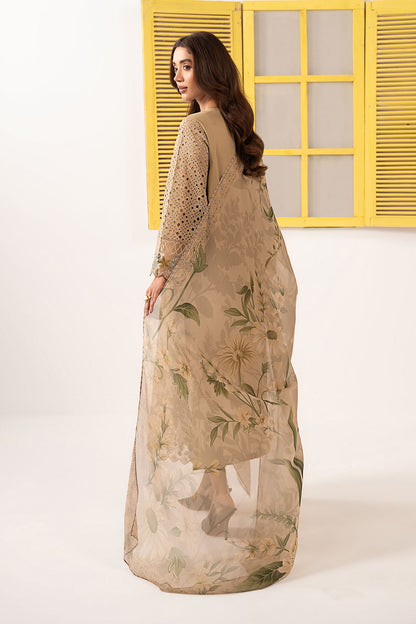 Maria B | Eid Collection 2026 | Dw-Ef26-34 Coffee - Luxury Dress - available at Maria Faisal in UK and USA.