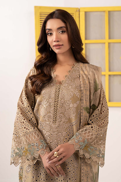 Maria B | Eid Collection 2026 | Dw-Ef26-34 Coffee - Luxury Dress - available at Maria Faisal in UK and USA.