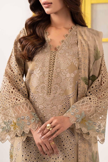 Maria B | Eid Collection 2026 | Dw-Ef26-34 Coffee - Luxury Dress - available at Maria Faisal in UK and USA.