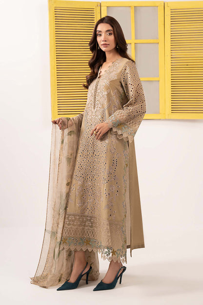 Maria B | Eid Collection 2026 | Dw-Ef26-34 Coffee - Luxury Dress - available at Maria Faisal in UK and USA.