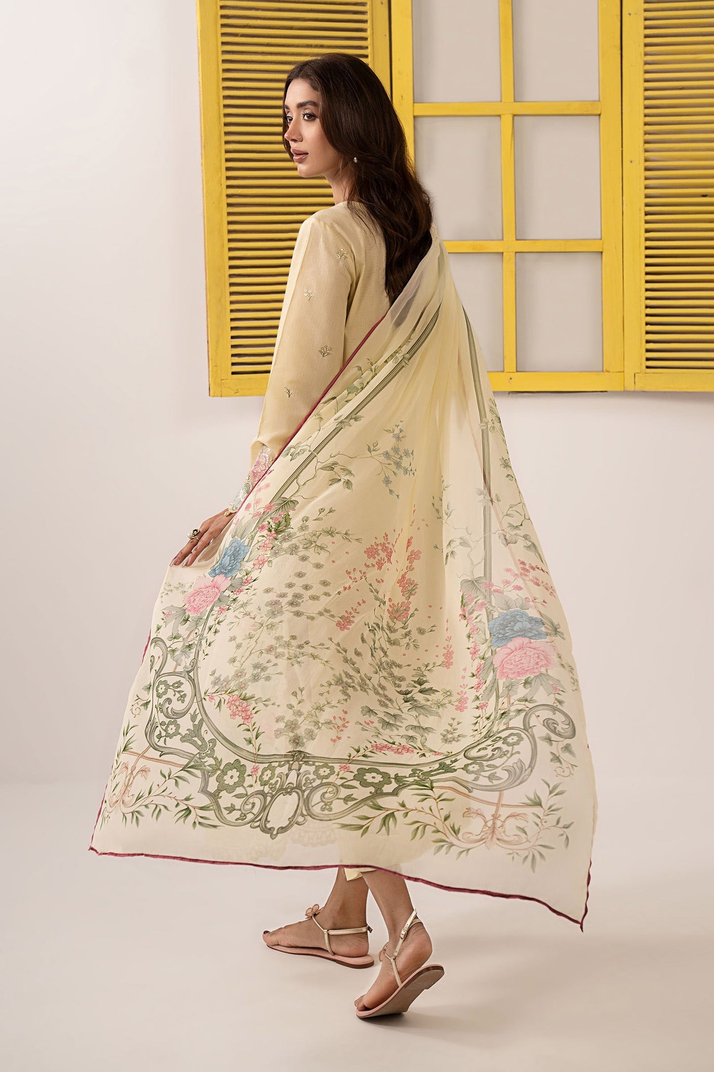Maria B | Eid Collection Pret | DW-EF26-52 - Dress - available at Maria Faisal in UK and USA.