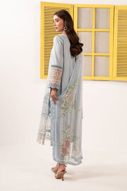 Maria B | Eid Collection 2026 | Dw-Ef26-60 Blue - Luxury Dress - available at Maria Faisal in UK and USA.