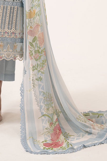 Maria B | Eid Collection 2026 | Dw-Ef26-60 Blue - Luxury Dress - available at Maria Faisal in UK and USA.