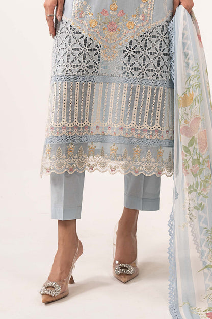 Maria B | Eid Collection 2026 | Dw-Ef26-60 Blue - Luxury Dress - available at Maria Faisal in UK and USA.