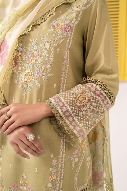 Maria B | Eid Collection 2026 | Dw-Ef26-60 Green - Luxury Dress - available at Maria Faisal in UK and USA.