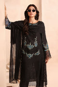 Maria B | Luxury Winter Pret 25 | DW-MN25-08-Black - Ladies Clothes - Maria Faisal