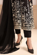 Maria B | Luxury Winter Pret 25 | DW-MN25-09-Black - Ladies Clothes - Maria Faisal