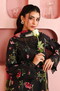 Maria B | Luxury Winter Pret 25 | DW-PF25-06-Black - Ladies Clothes - Maria Faisal