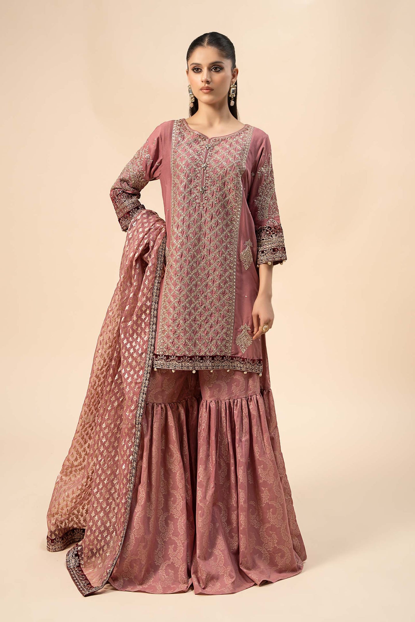 Maira B | Ready to Wear | DW-W24-05 by Maria Faisal - Registered Vendor of : Maria B - type : Wedding Dress - 100% original wedding dresses